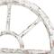 46" White & Brown Rustic Metal & Wood Arched Gate Wall Décor